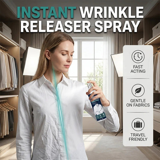 Instant Wrinkle Release Spray. (Pack Of 2 Bottles)(50 ML Each)