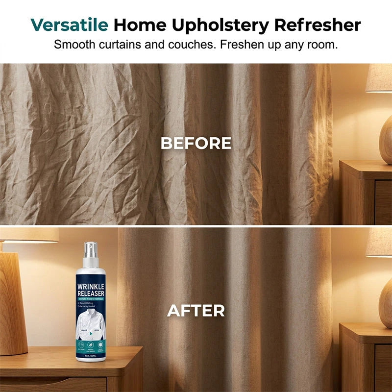 Instant Wrinkle Release Spray. (Pack Of 2 Bottles)(50 ML Each)